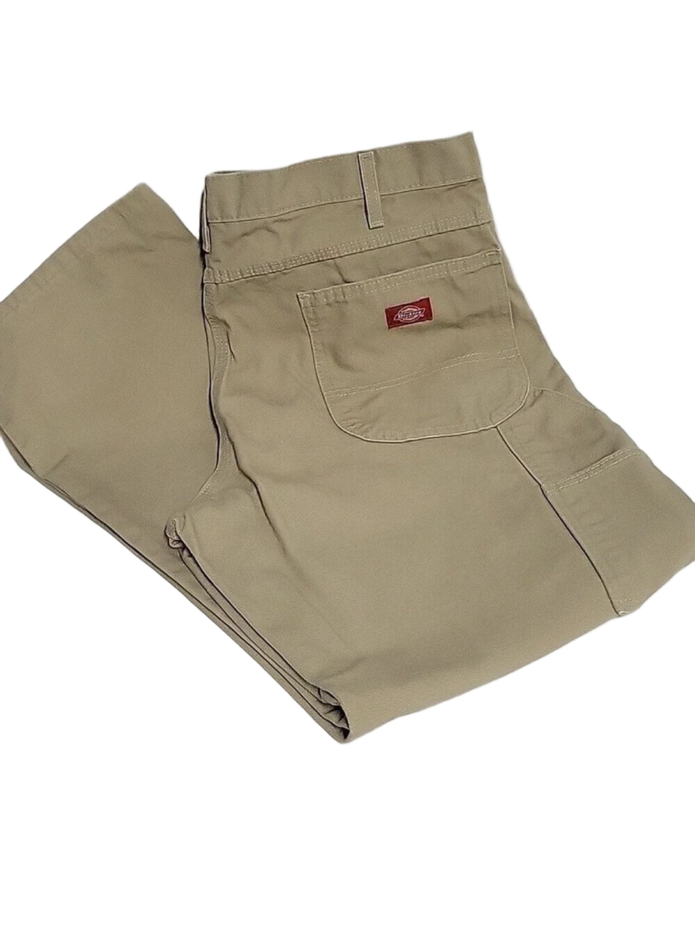 Dickies Heavy-Duty Carpenter Pants, 38x32, Natural Canvas Khaki